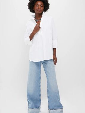 Tuckernuck White Relaxed Popover Button-Down